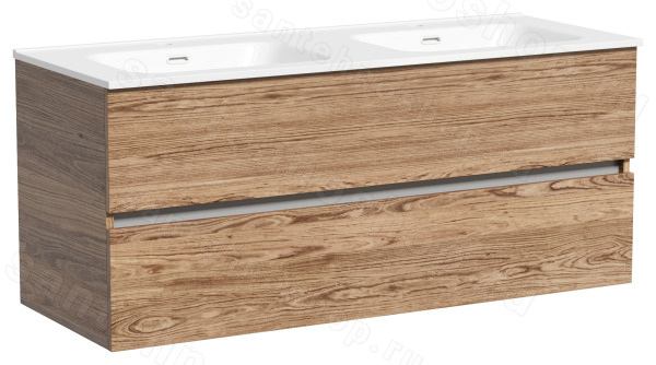 Тумба под раковину Sancos Urban UR120-2ECH 120x45 подвесная, дуб чарльстон 120x45 подвесная, дуб чарльстон
