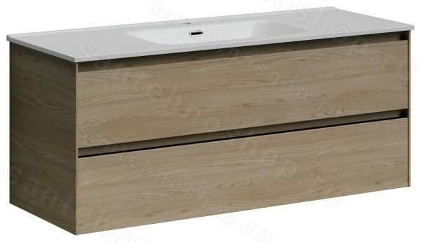 Тумба под раковину Sancos Cento CN120-1KE 120x45 подвесная, beige soft 120x45 подвесная, beige soft