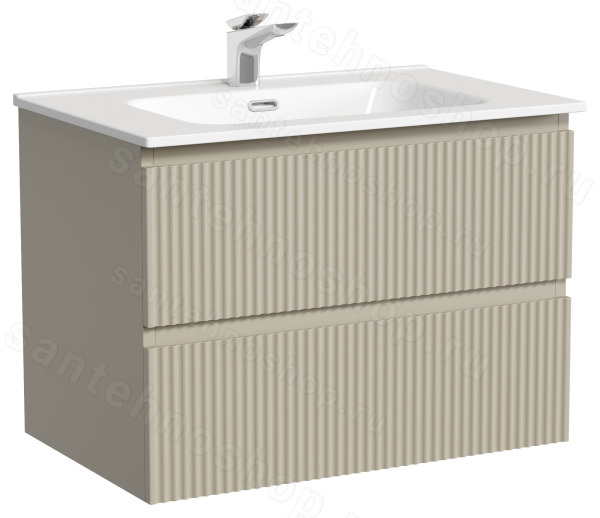 Тумба под раковину Sancos SNOB R SNR70CE 70x44.5 бежевый матовый 70x44.5 бежевый матовый