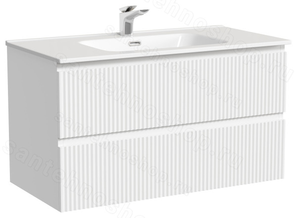 Тумба под раковину Sancos SNOB R SNR90W 90x44.5 белый матовый 90x44.5 белый матовый