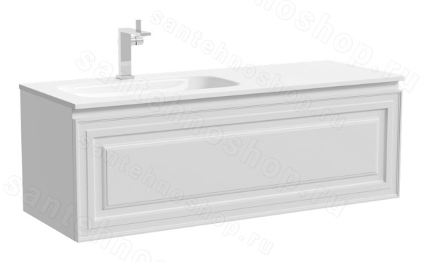 Тумба под раковину Sancos Very VR120LW 119.5x44.5 белый матовый 119.5x44.5 белый матовый