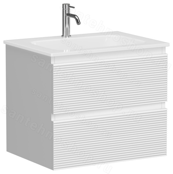 Тумба под раковину Sancos FOLK FL60W 60x44.5 белый матовый 60x44.5 белый матовый