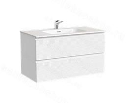 Тумба под раковину Sancos FOLK FL90W 90x44.5 белый матовый 90x44.5 белый матовый