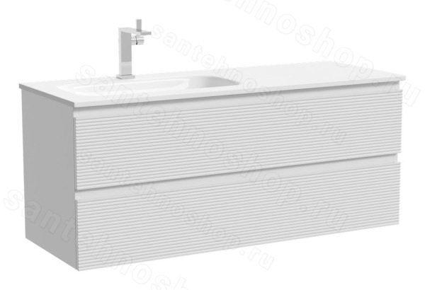 Тумба под раковину Sancos FOLK FL120LW 119.5x44.5 белый матовый 119.5x44.5 белый матовый