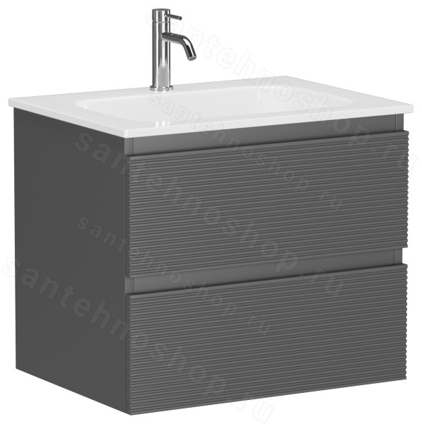 Тумба под раковину Sancos FOLK FL60GS 60x44.5 темный серый 60x44.5 темный серый