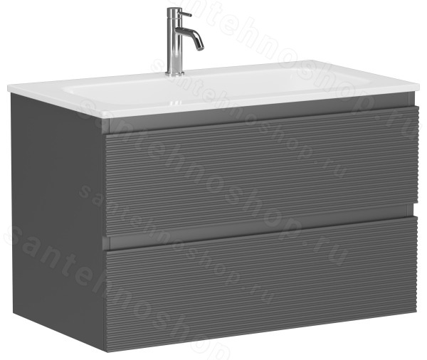 Тумба под раковину Sancos FOLK FL80GS 80x44.5 темный серый 80x44.5 темный серый