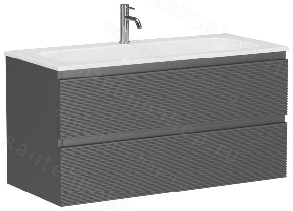 Тумба под раковину Sancos FOLK FL100GS 99.5x44.5 темный серый 99.5x44.5 темный серый