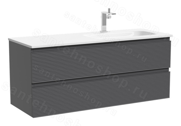Тумба под раковину Sancos FOLK FL120RGS 119.5x44.5 темный серый 119.5x44.5 темный серый