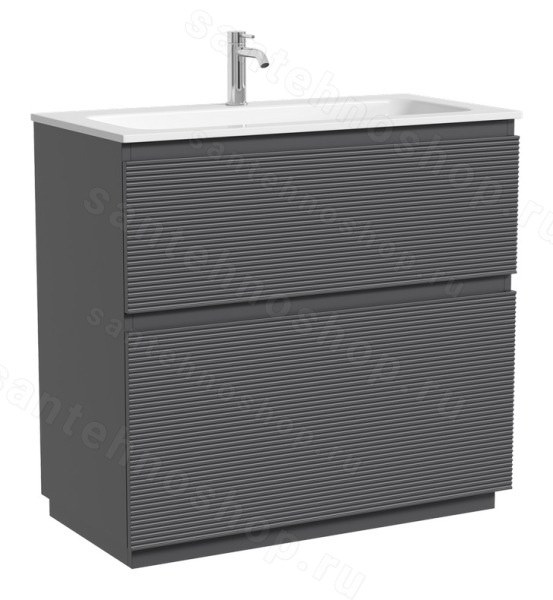 Тумба под раковину Sancos FOLK Floor FL90FGS 90x44.5 темный серый 90x44.5 темный серый