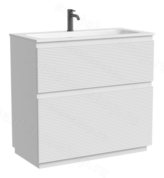 Тумба под раковину Sancos FOLK Floor FL90FW 90x44.5 белый матовый 90x44.5 белый матовый