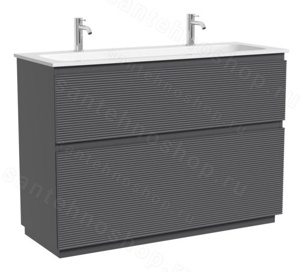 Тумба под раковину Sancos FOLK Floor FL120FGS 119.5x44.5 темный серый 119.5x44.5 темный серый