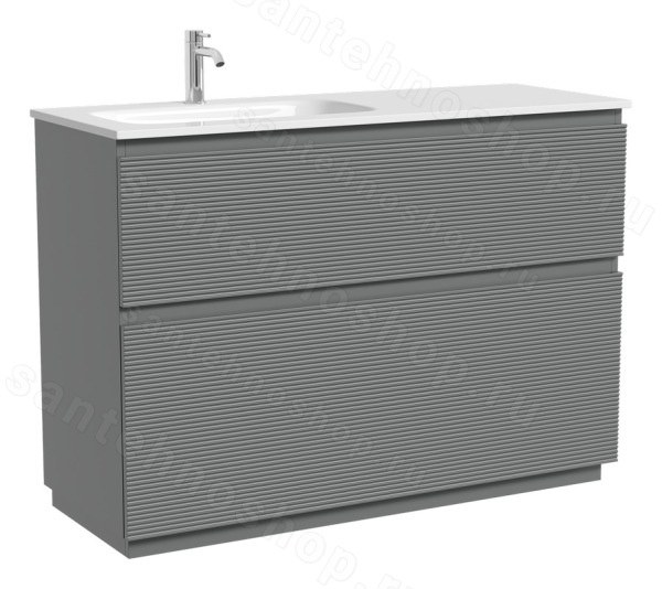 Тумба под раковину Sancos FOLK Floor FL120FLES 119.5x44.5 мягкий серый 119.5x44.5 мягкий серый
