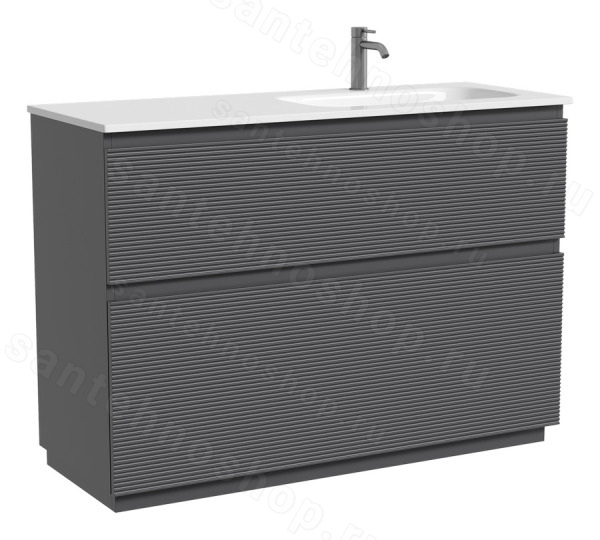 Тумба под раковину Sancos FOLK Floor FL120FRGS 119.5x44.5 темный серый 119.5x44.5 темный серый