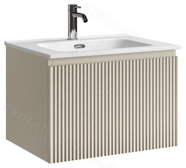 Тумба под раковину Sancos SNOB R 1.0 SNR1.060CE 60x44.5 бежевый матовый 60x44.5 бежевый матовый
