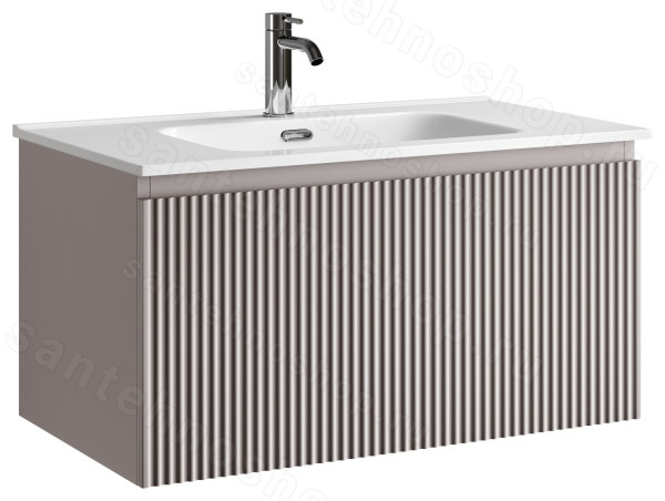 Тумба под раковину Sancos SNOB R 1.0 SNR1.080SM 80x44.5 пыльная роза 80x44.5 пыльная роза