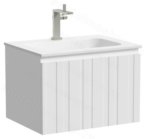 Тумба под раковину Sancos LM60W 60x44.5 белый матовый 60x44.5 белый матовый