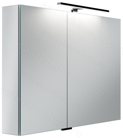 Зеркальный шкаф с подсветкой Sancos Hilton Z1000 100x74, белый 100x74, белый