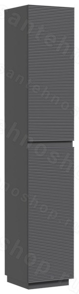 Шкаф-пенал Sancos FOLK Floor PFL35FGS 35x188, темный серый (grey soft) 35x188, темный серый (grey soft)