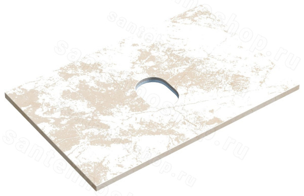 Столешница Sancos TT70A2 70x46 из керамогранита, креман 70x46 из керамогранита, креман