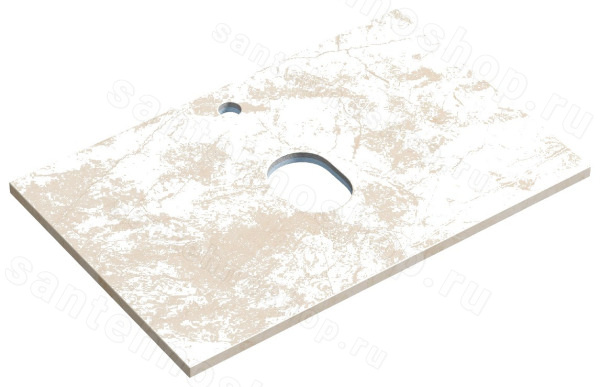 Столешница Sancos TT70A2X 70x46 из керамогранита, креман 70x46 из керамогранита, креман
