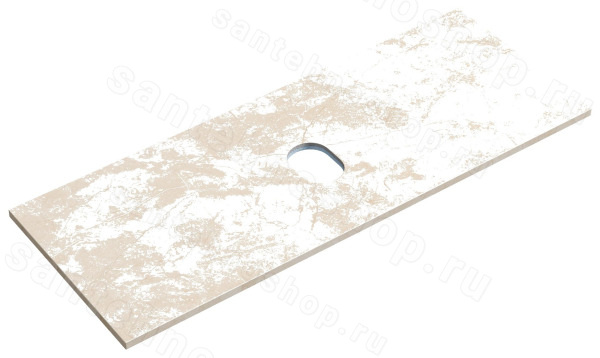 Столешница Sancos TT120A2 120x46 из керамогранита, креман 120x46 из керамогранита, креман