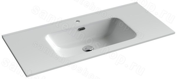 Раковина Ceramicanova Element CN7003 101x46.5, белая глянцевая 101x46.5, белая глянцевая