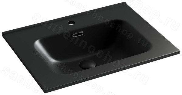 Раковина Ceramicanova Element CN7001MB 61x46.5, черная матовая 61x46.5, черная матовая