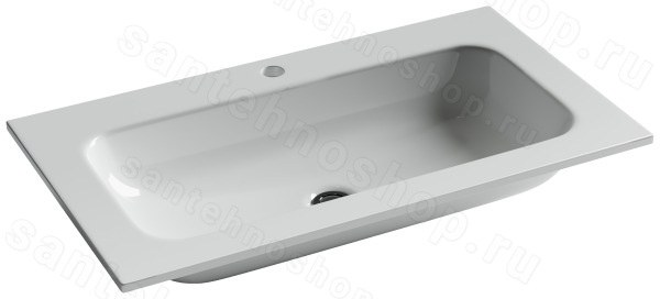 Раковина Ceramicanova Grace CN7012 81x45.7, белая глянцевая 81x45.7, белая глянцевая