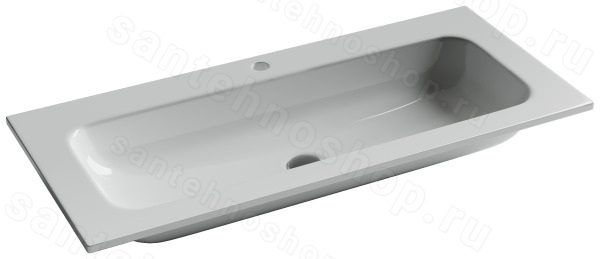 Раковина Ceramicanova Grace CN7013 101x45.7, белая глянцевая 101x45.7, белая глянцевая