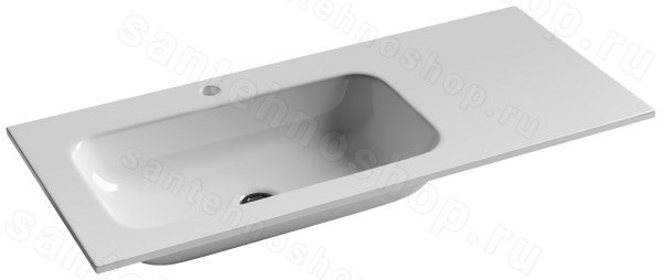Раковина Ceramicanova Grace CN7014 101x45.7, белая глянцевая 101x45.7, белая глянцевая