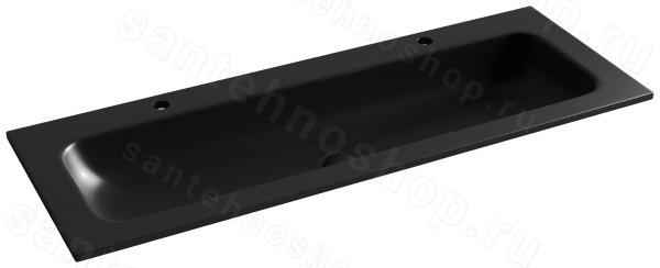 Раковина Ceramicanova Grace CN7016MB 121x45.7, черная матовая 121x45.7, черная матовая