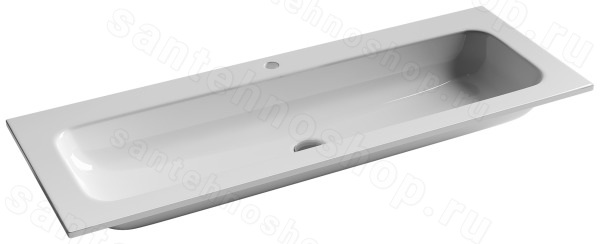 Раковина Ceramicanova Grace CN7017 121x45.7, белая глянцевая 121x45.7, белая глянцевая