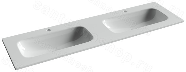 Раковина Ceramicanova Grace CN7023 161x13.7, белая глянцевая 161x13.7, белая глянцевая