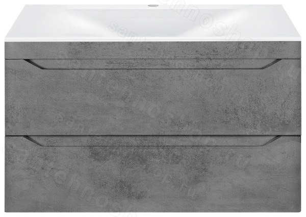 Тумба под раковину Vincea Фине VMC-2F800BT 80x50 подвесная, бетон 80x50 подвесная, бетон