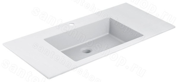 Раковина Vincea VCB-13100W 100x48, белая 100x48, белая