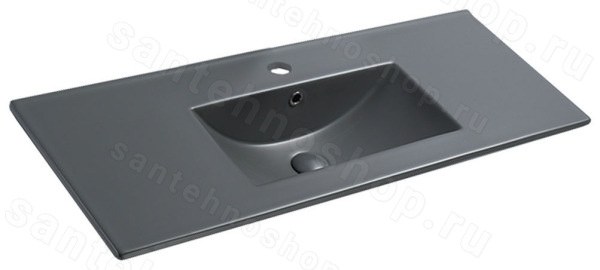 Раковина Vincea VBS-13100MA 101x47, антрацит матовый 101x47, антрацит матовый