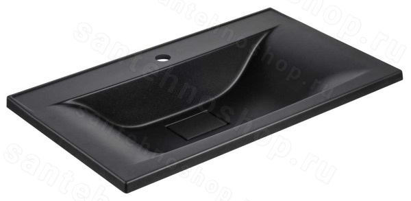 Раковина Vincea VCB-3M800B 80x45, матовый черный 80x45, матовый черный