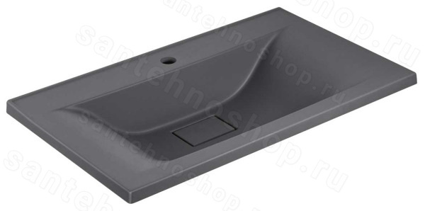 Раковина Vincea VCB-3M800G 80x45, матовый серый 80x45, матовый серый
