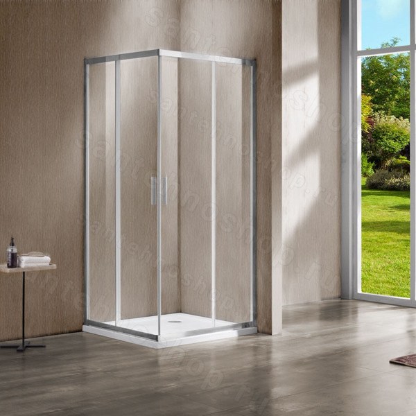 Душевой уголок Vincea Garda VSS-1G100CL 100x100, профиль хром 100x100, профиль хром
