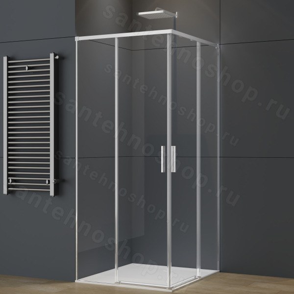 Душевой уголок Vincea Soft 2 VSS-3SO2800CL 80x80, профиль хром 80x80, профиль хром