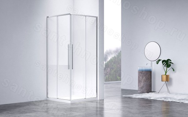 Душевой уголок Vincea Slim-N VSS-4SN900CL 90x90, профиль хром 90x90, профиль хром
