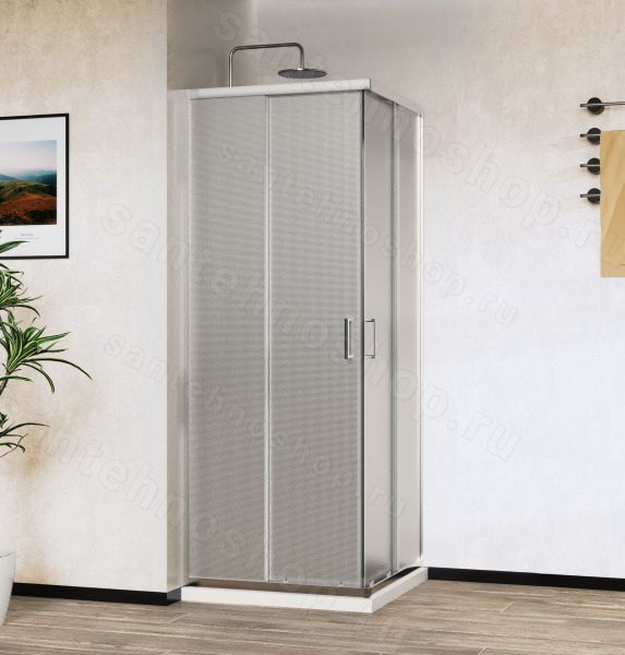 Душевой уголок Vincea City VSS-5CT8010MT 100x80, профиль хром 100x80, профиль хром