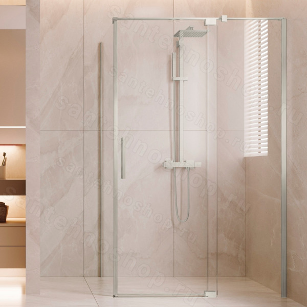 Душевой уголок Vincea Extenza VSR-4EX901090CLBN 900/1000x90, профиль брашированный никель 900/1000x90, профиль брашированный никель