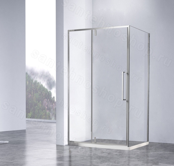 Душевой уголок Vincea Slim-N VSR-4SNP1011CL 110x100, профиль хром 110x100, профиль хром