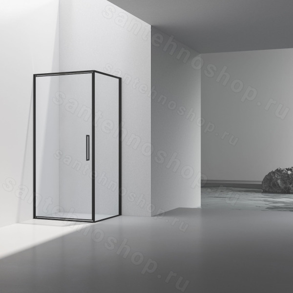 Душевой уголок Vincea Slim VSR-4SLP9090CLB 90x90, профиль черный 90x90, профиль черный