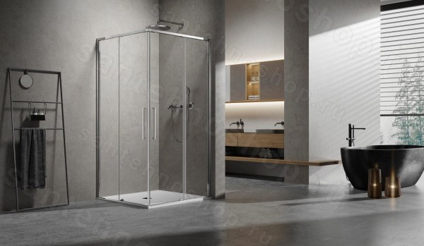 Душевой уголок Vincea Slim VSS-6SL8010CL 100x80, профиль хром 100x80, профиль хром