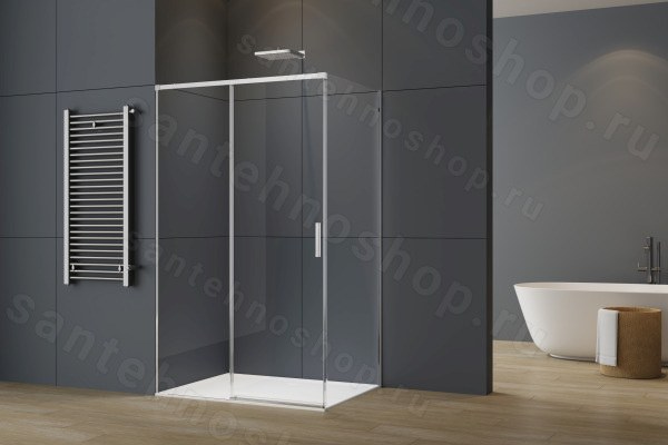 Душевой уголок Vincea Soft 2 VSR-3SO29014CL 140x90, профиль хром 140x90, профиль хром