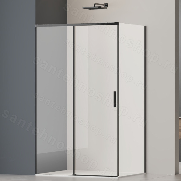 Душевой уголок Vincea Soft 2 VSR-3SO29010CLB 100x90, профиль черный 100x90, профиль черный