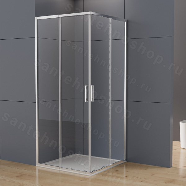 Душевой уголок Vincea Rapid-N VSS-3RN1212E10CL 1080-1200x1080-1200, профиль хром 1080-1200x1080-1200, профиль хром