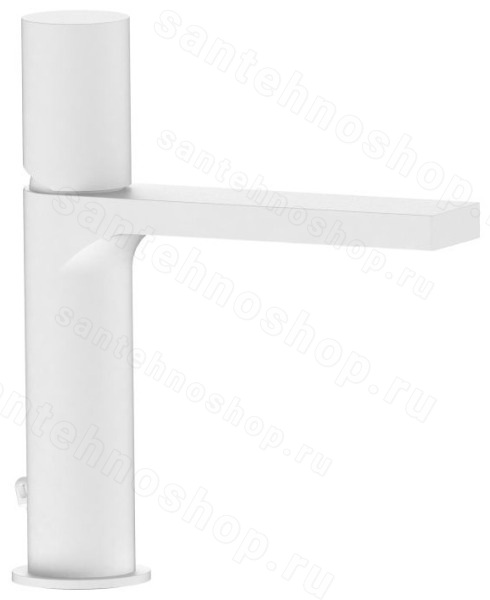 Смеситель для раковины AQG Tube 01TUB100BL, белый матовый, белый матовый
